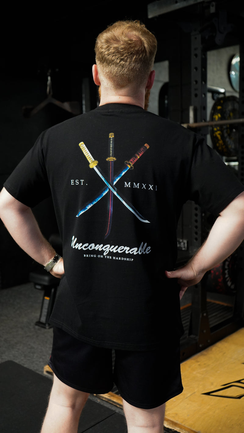 Unconquerable Swordsman Pump Cover - Black