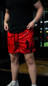 Anbu Captain Shorts - Red