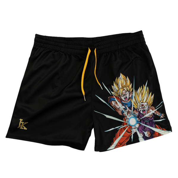 Father Son Shorts - Black