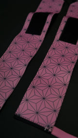Pink Pattern Wrist Wraps